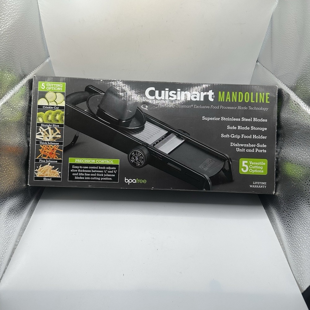 Cuisinart Mandoline Food Processor Precision Cutting Tool Blade New Box Five Cut
